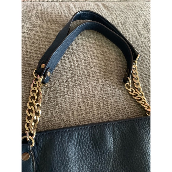 Michael Kors pebbled leather and gold accent purse - Picture 3 of 7